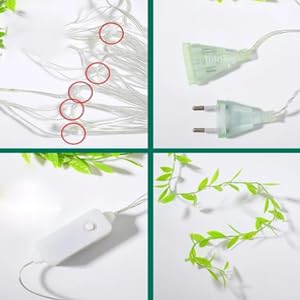 180 LED Leaf String Lights