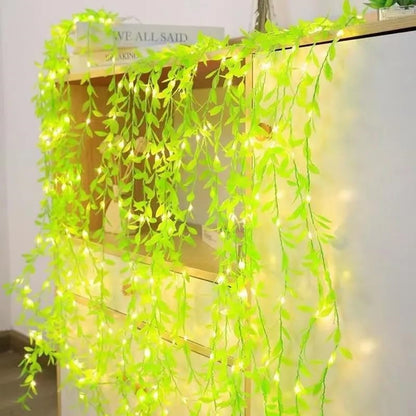 180 LED Leaf String Lights